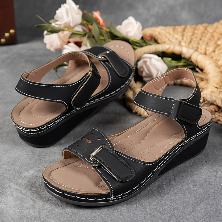 Isla | Wedge Sandals with Adjustable Straps