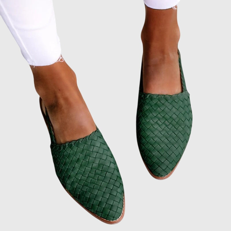 Gemma | Woven Slip-On Walking Sandals