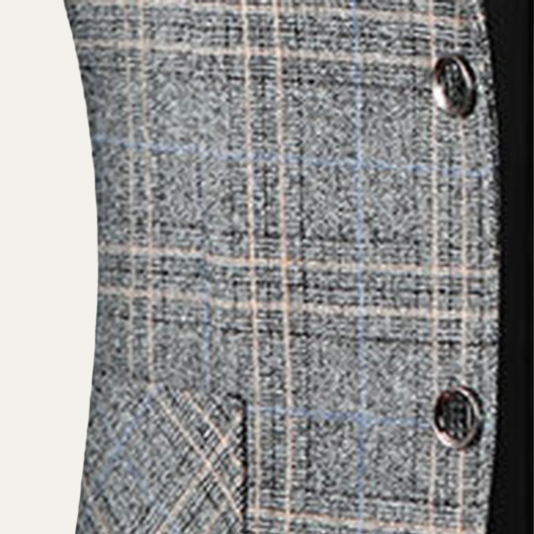 The Merrifield Men's Smart Casual Checked Lightweight Slim Fit Blazer
