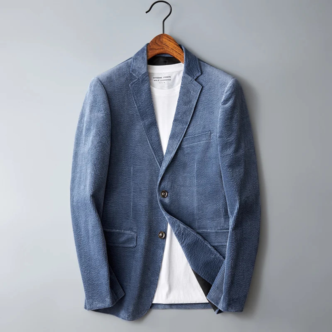 The Giglio Men’s Slim Fit Corduroy Blazer Suit
