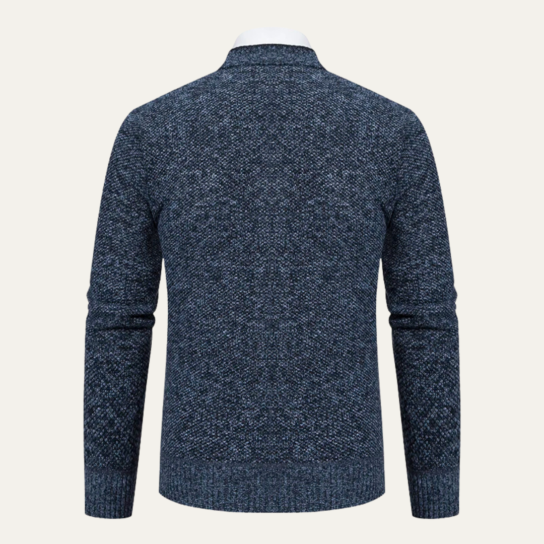 The Peschiera Men’s Knitted Casual V Neck Cardigan