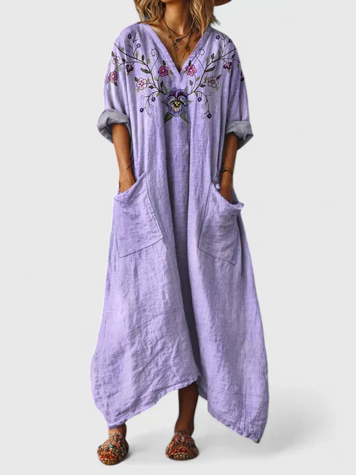 Mariana | Printed  Maxi Dress