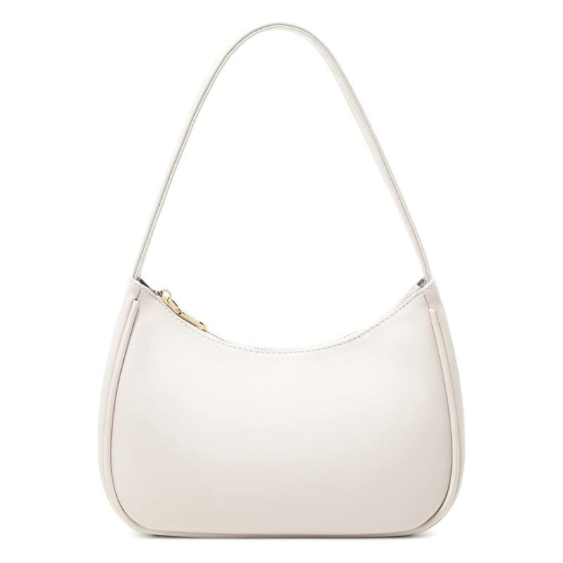 Coral | Curved Zip-Top Shoulder Bag