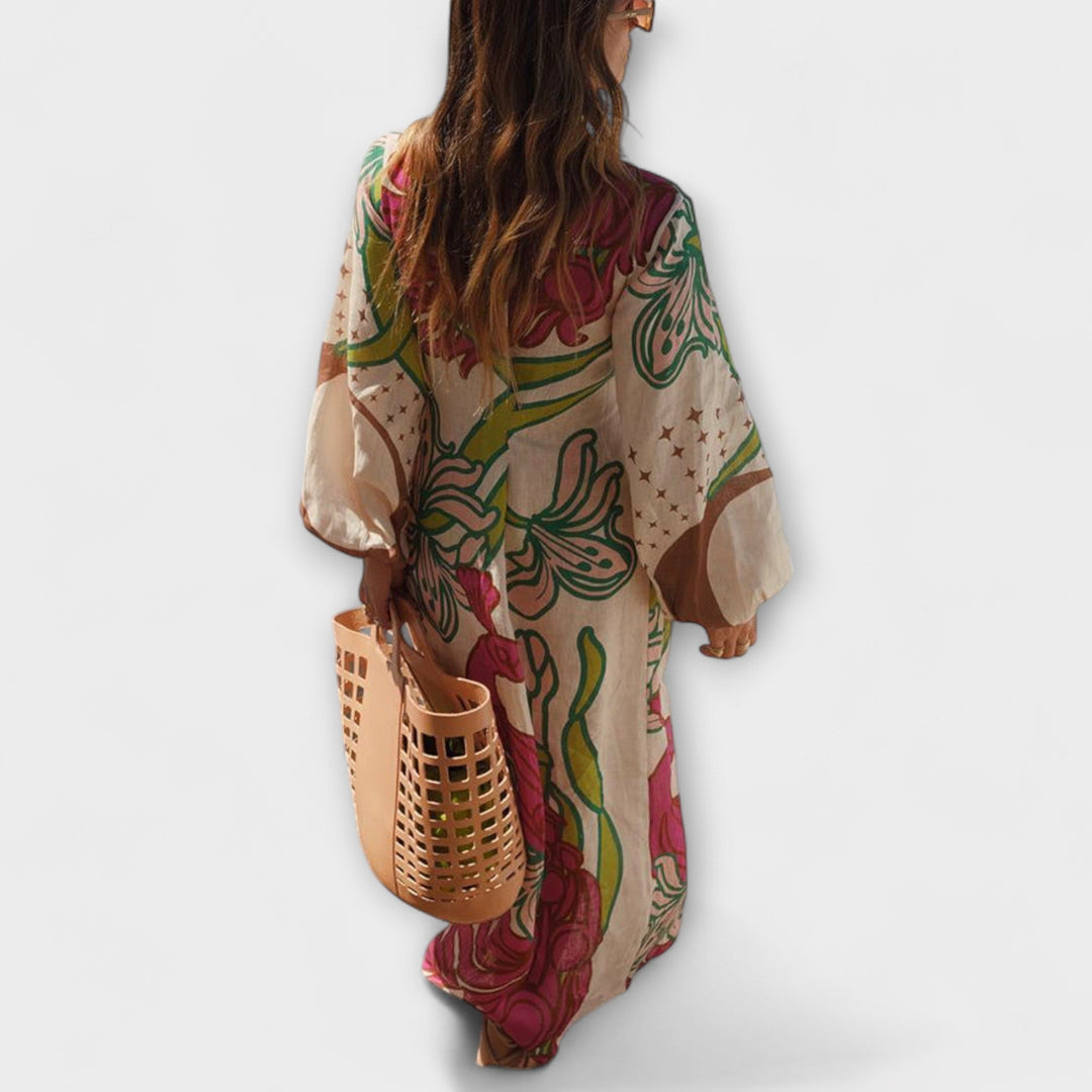 Tracey - Stylish Tie Maxi Dress for Any Occasion