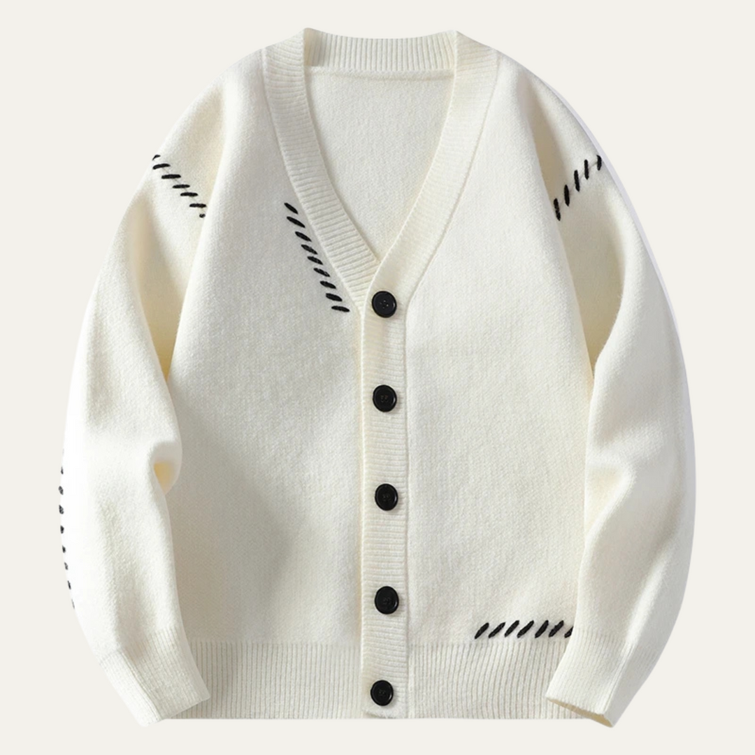 The Hawthorne Men’s Button Front Knit Cardigan Sweater