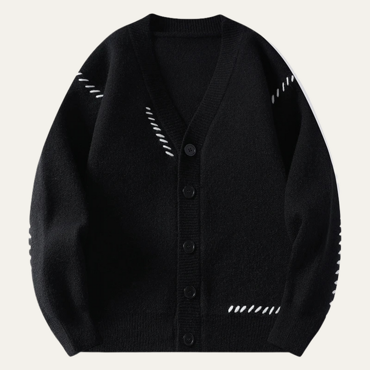 The Hawthorne Men’s Button Front Knit Cardigan Sweater