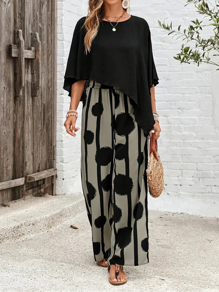Marina | Relaxed Printed Two-Piece Set