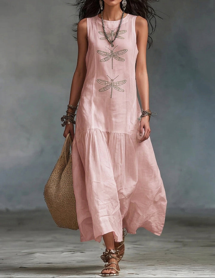 Geneva | Sleeveless Flowing Maxi Dress
