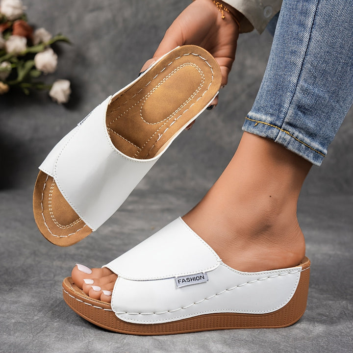 Shanna | Buckle-Strap Wedge Sandals