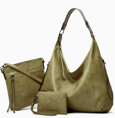 Francesca | Slouchy Three-Piece Hobo Bag Set