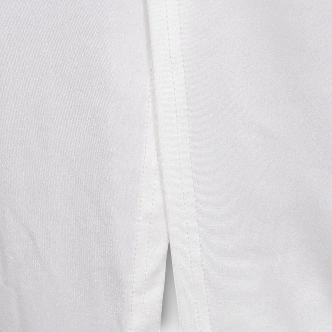 Selah White Long Sleeve Dress with Cutout and Rhinestones for Events