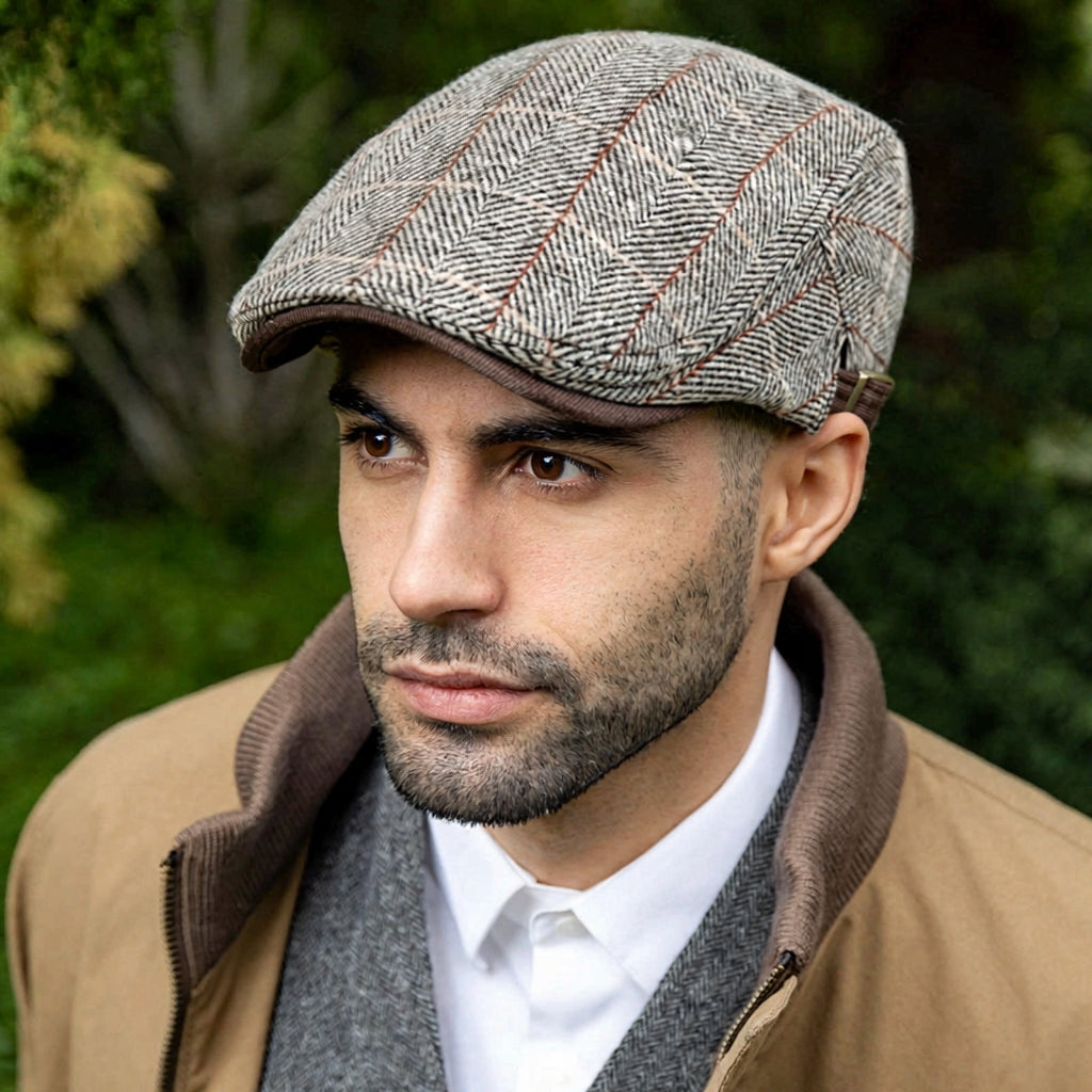 Kasper - Vintage Plaid Oxford Cap