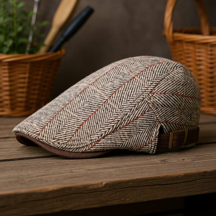 Kasper - Vintage Plaid Oxford Cap
