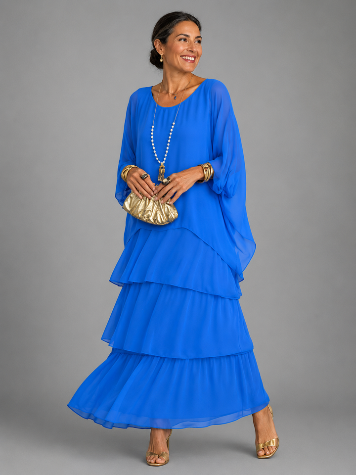 Yasmine | Tiered Flowing Maxi Dress