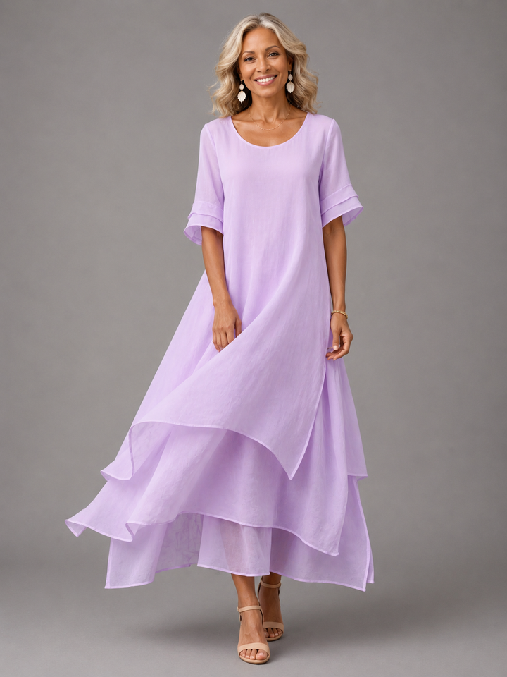 Leonora | Tiered Flowing Maxi Dress