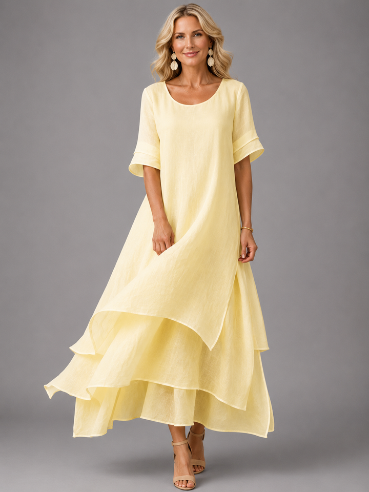 Leonora | Tiered Flowing Maxi Dress