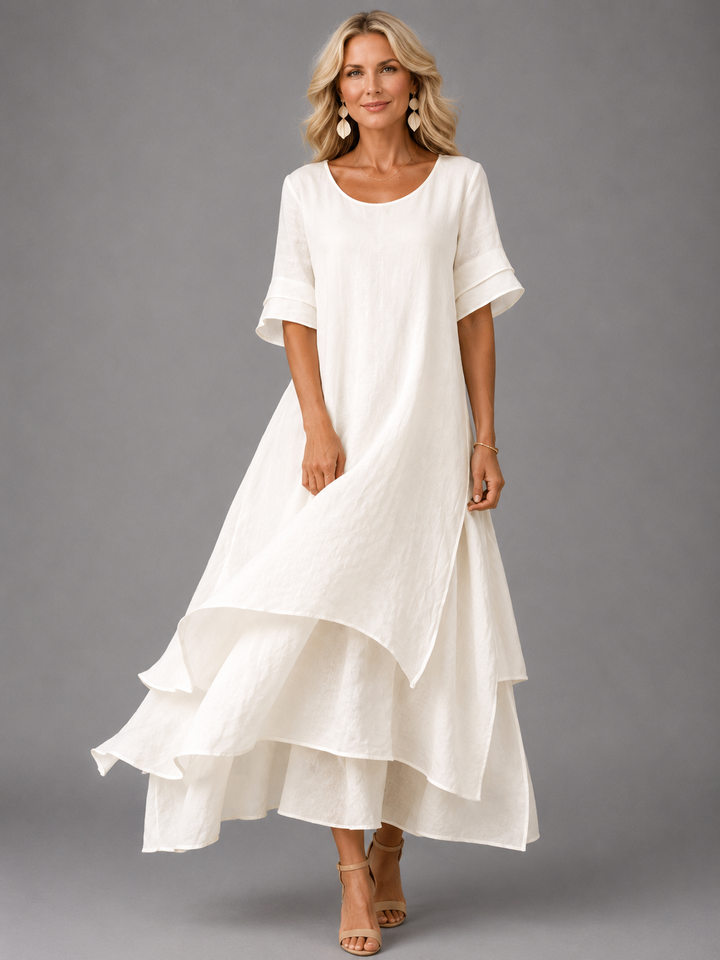 Leonora | Tiered Flowing Maxi Dress