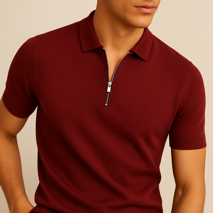 Ethan - Modern Zipper Polo