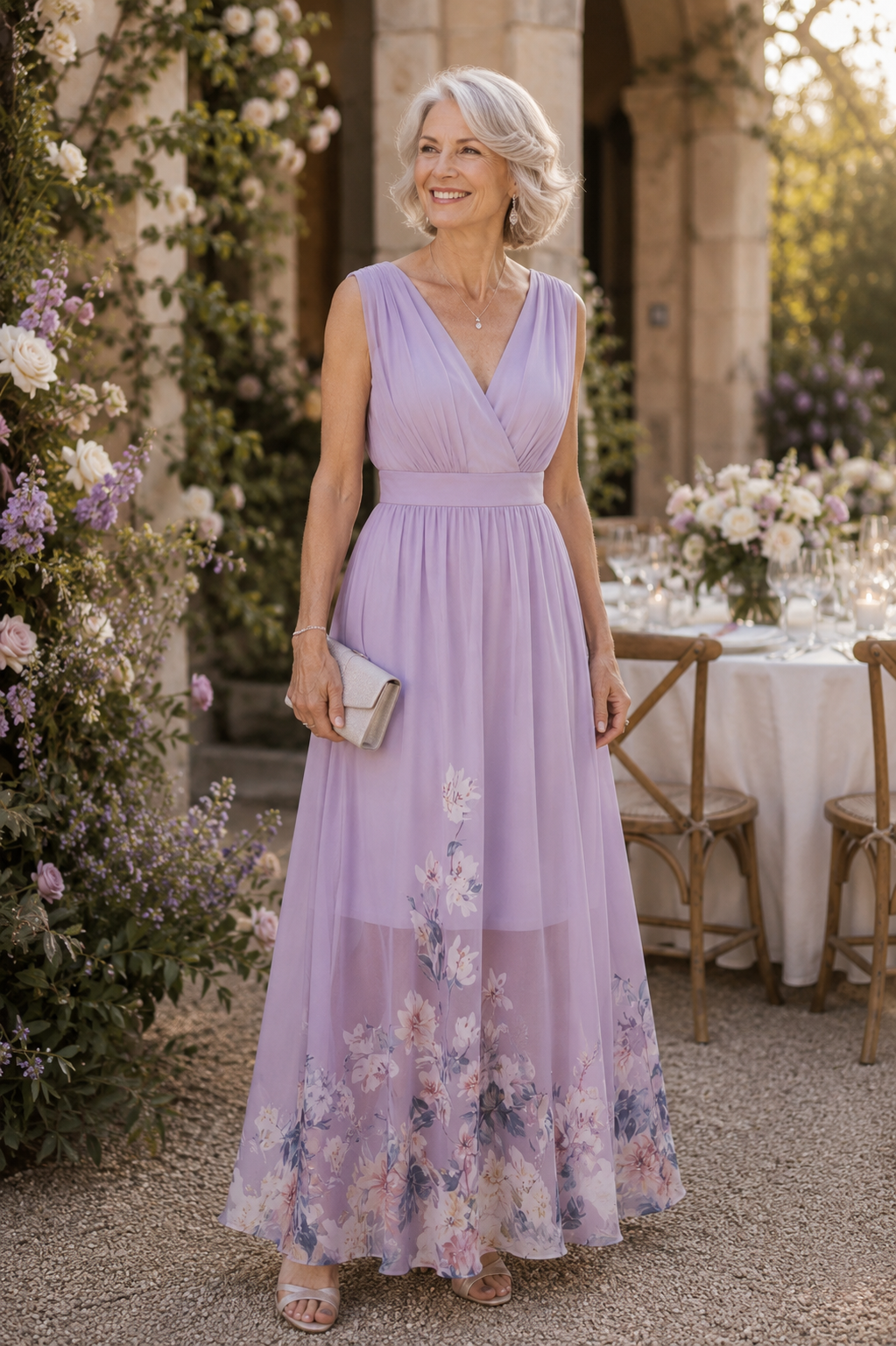 Mica | Sleeveless Flowing Maxi Dress