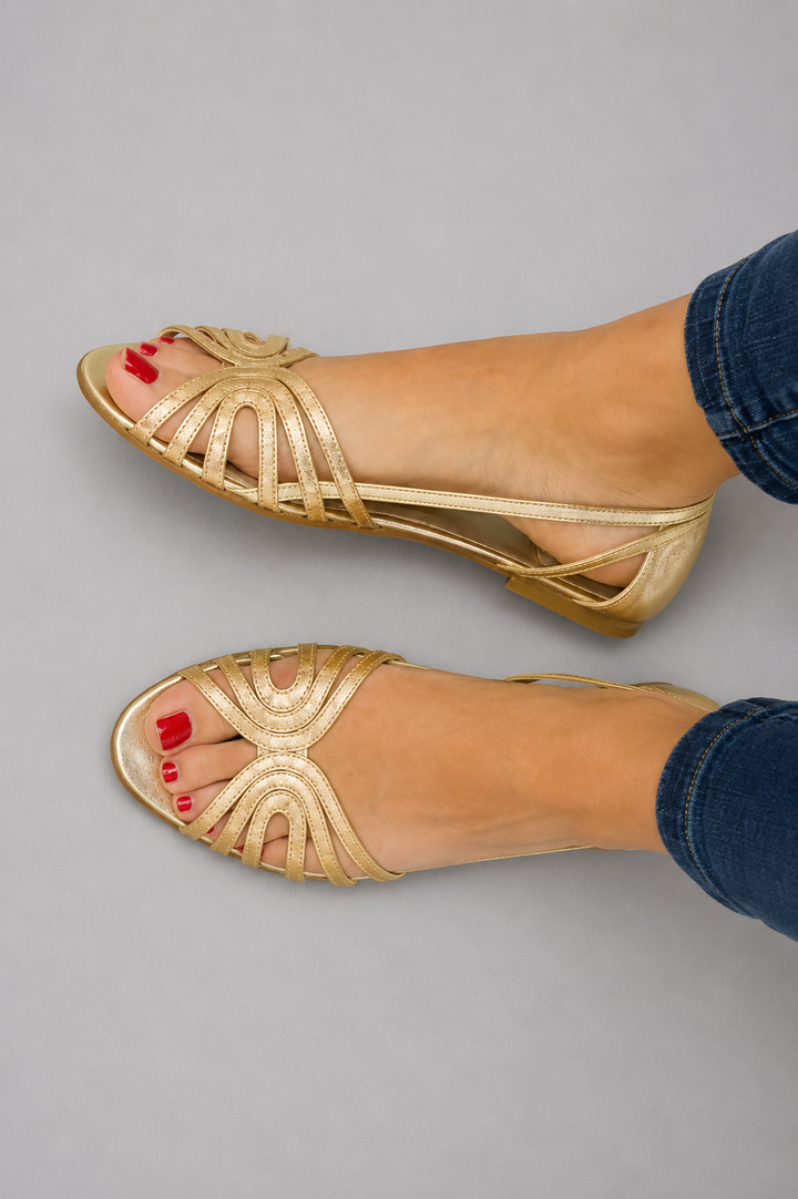 Eleonora | Open-Toe Crossover Sandals