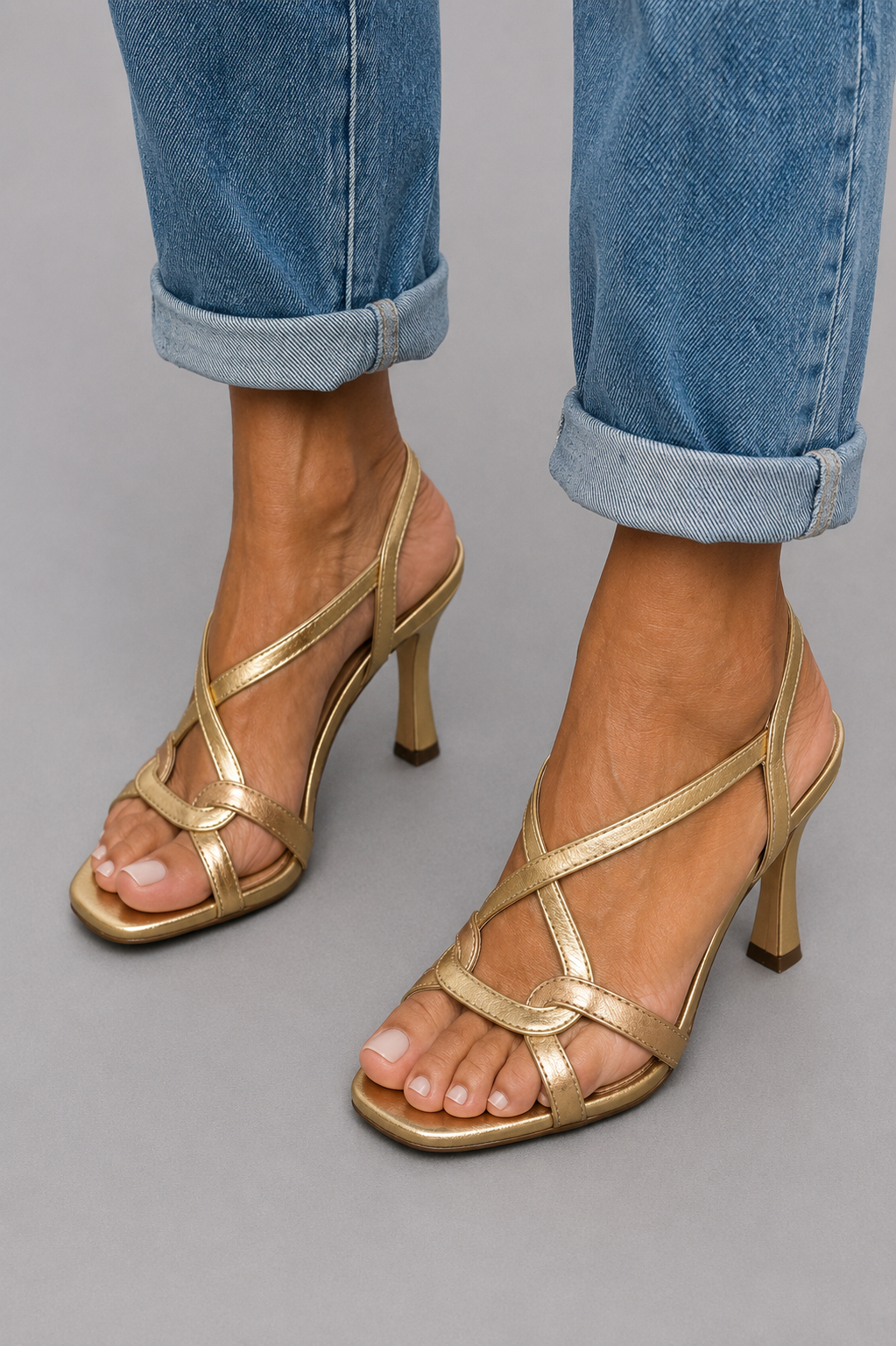 Priya | Strappy Block Heel Sandals