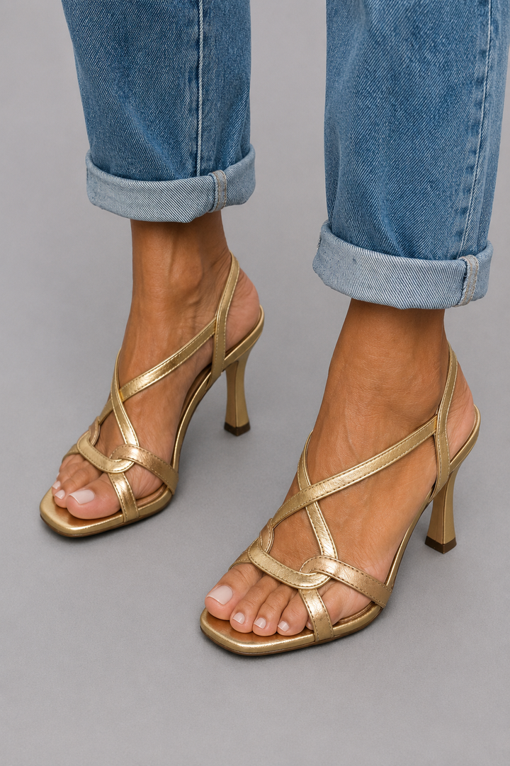 Priya | Strappy Block Heel Sandals
