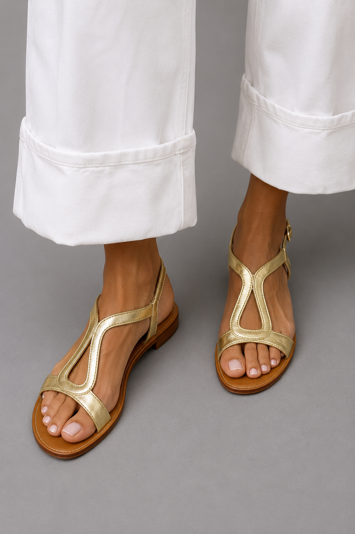 Jenny | Cross-Strap Comfort Sandals