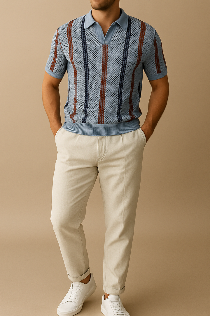 Carlos - Striped Polo