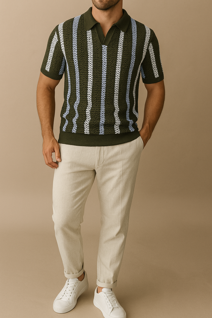 Carlos - Striped Polo