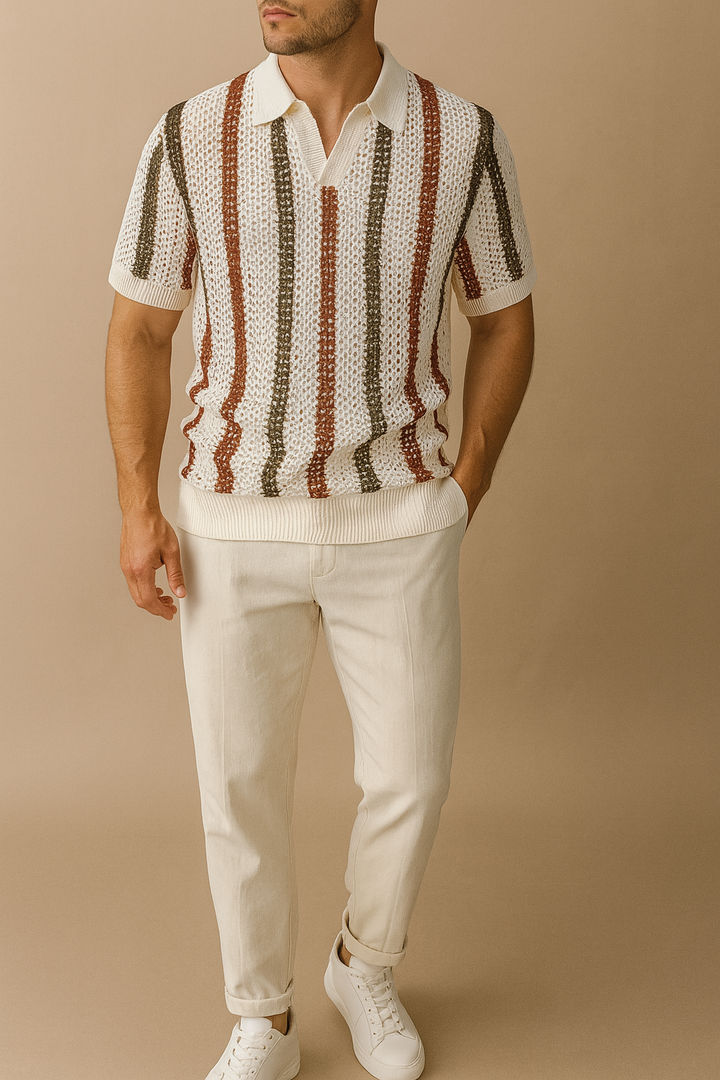 Carlos - Striped Polo