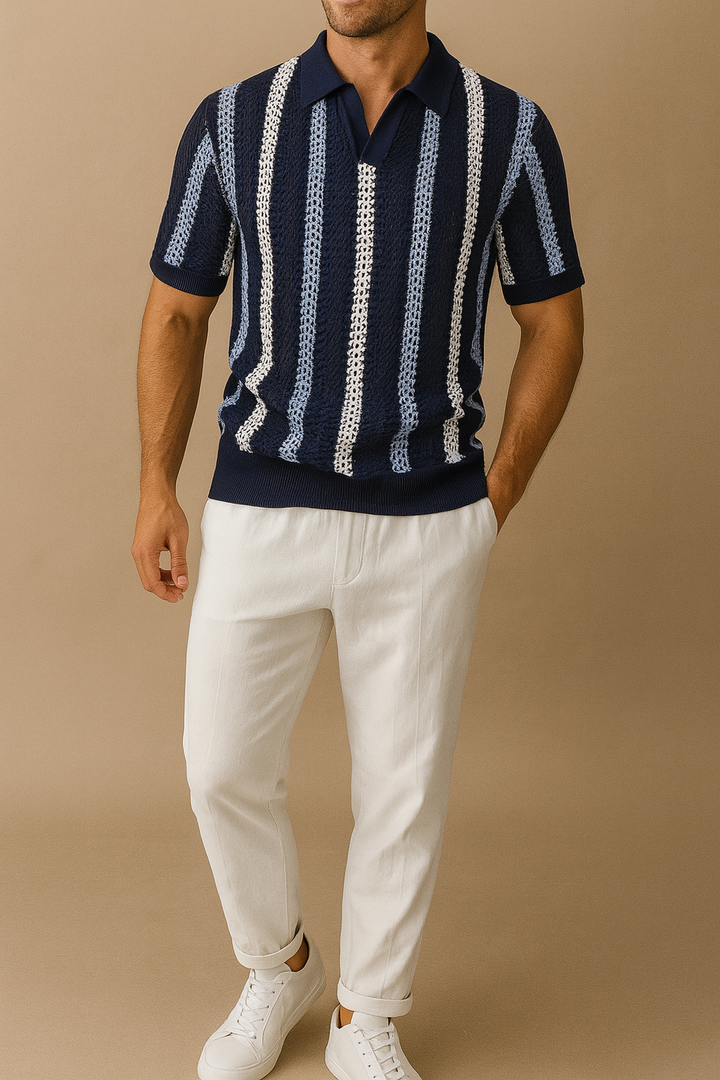 Carlos - Striped Polo