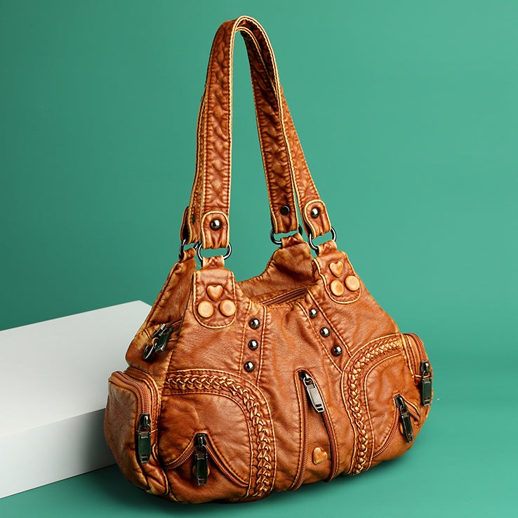 Alice | Boho Shoulder Bag with Stud Details