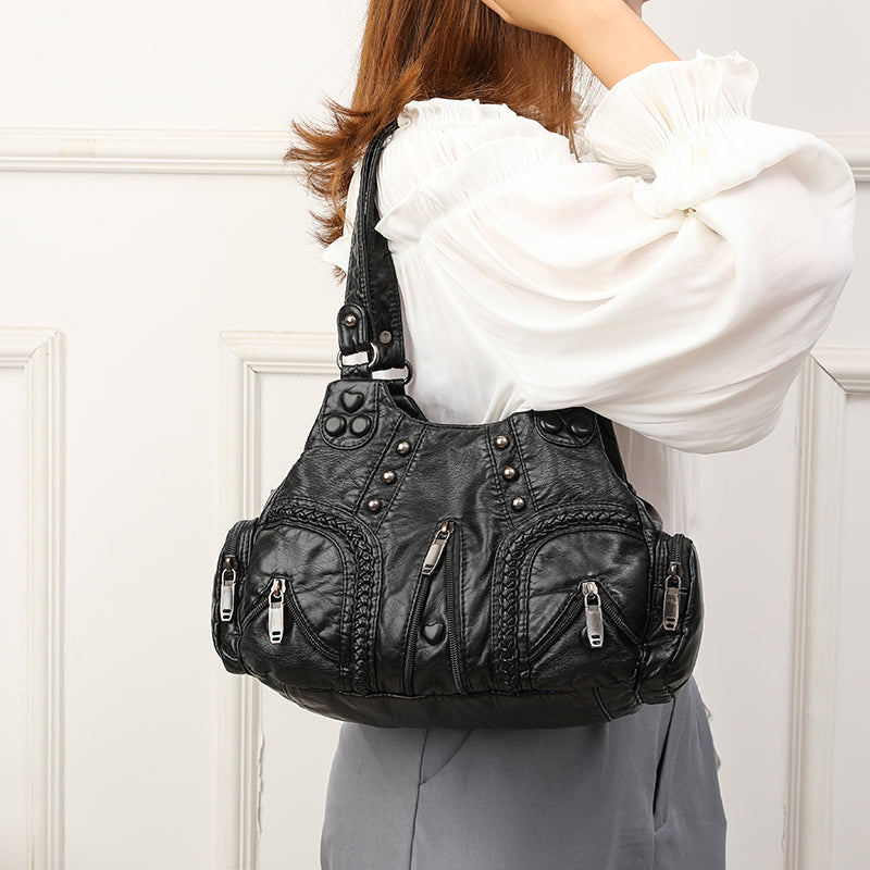 Alice | Boho Shoulder Bag with Stud Details