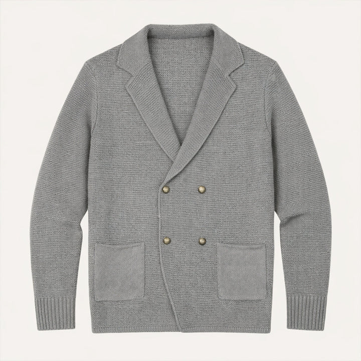 The Pisa Men’s Smart Casual Double Breasted Knit Cardigan