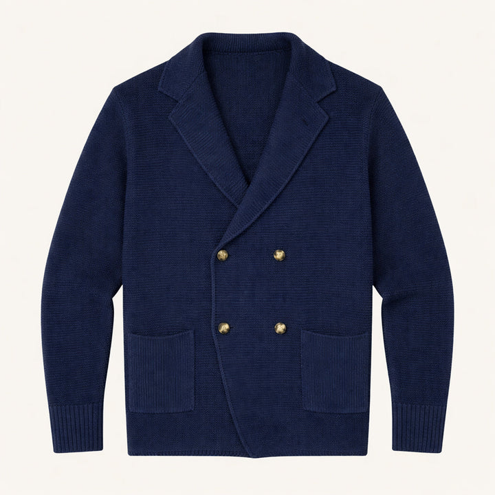 The Pisa Men’s Smart Casual Double Breasted Knit Cardigan