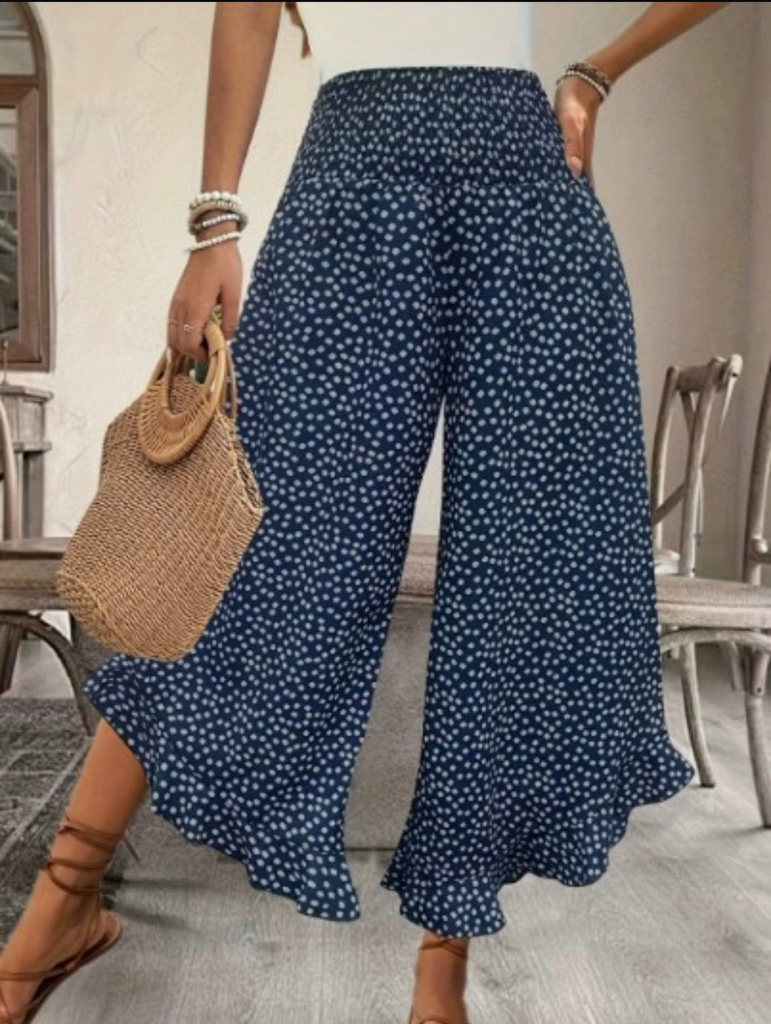 Kay | Flowy High-Waist Wide-Leg Pants