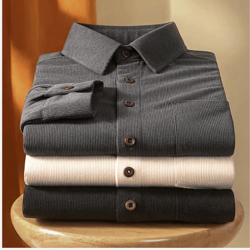 Slater - Classic Corduroy Button-Up Shirt