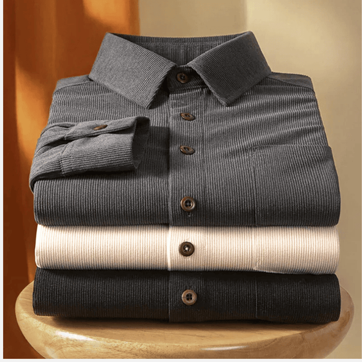 Slater - Classic Corduroy Button-Up Shirt