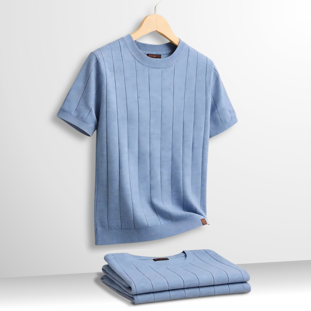 Jonas - Modern Textured Short Sleeve T-Shirt