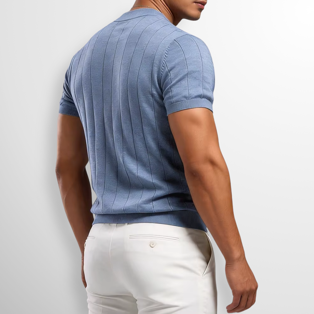 Jonas - Modern Textured Short Sleeve T-Shirt