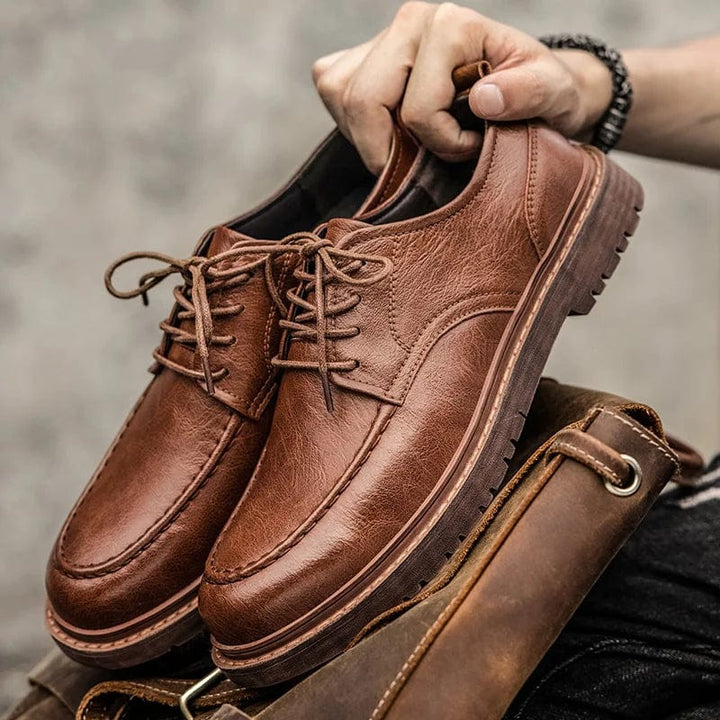 Harley - Classic Leather Lace-Up Shoes
