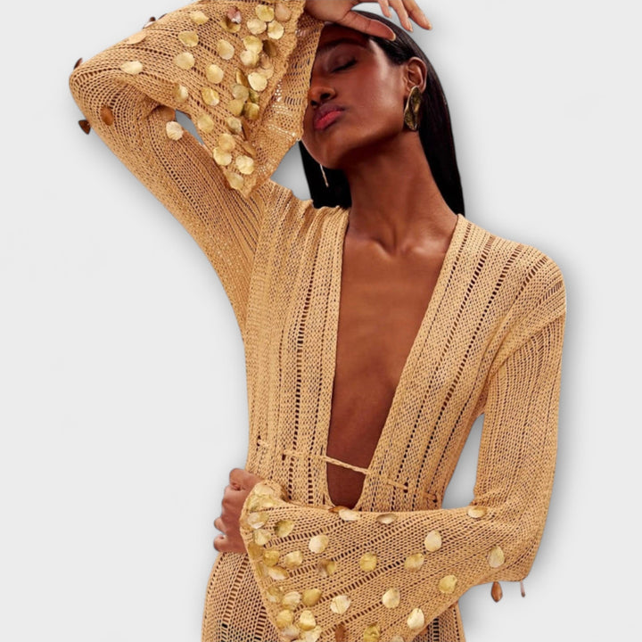 Nova Maxi Signature Dress - Chic Fabric for Any Occasion