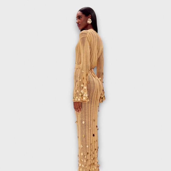 Nova Maxi Signature Dress - Chic Fabric for Any Occasion