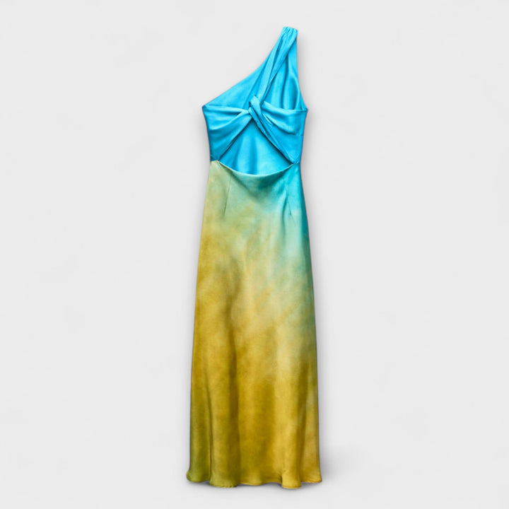 Arabella - Chic One-Shoulder Midi Dress for Any Occasion