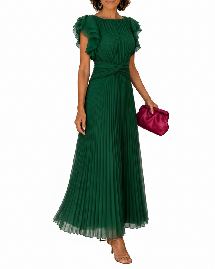 Allegra | Pleated Midi Occasion Dress