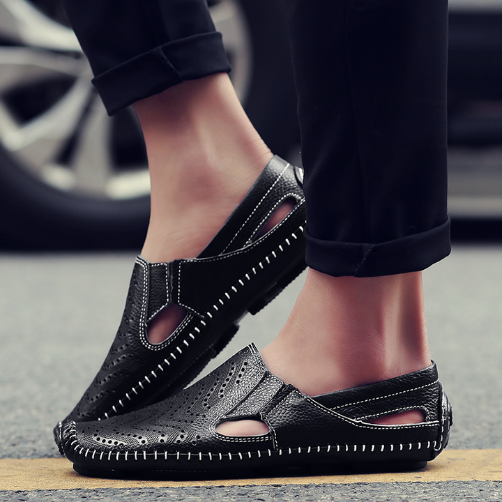Leory - Classic Italian Comfort Sandals