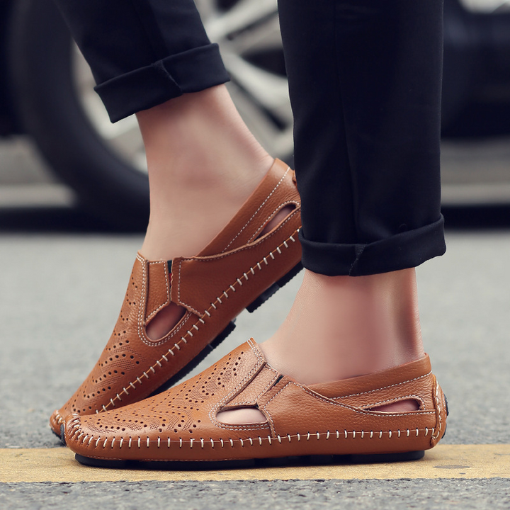 Leory - Classic Italian Comfort Sandals
