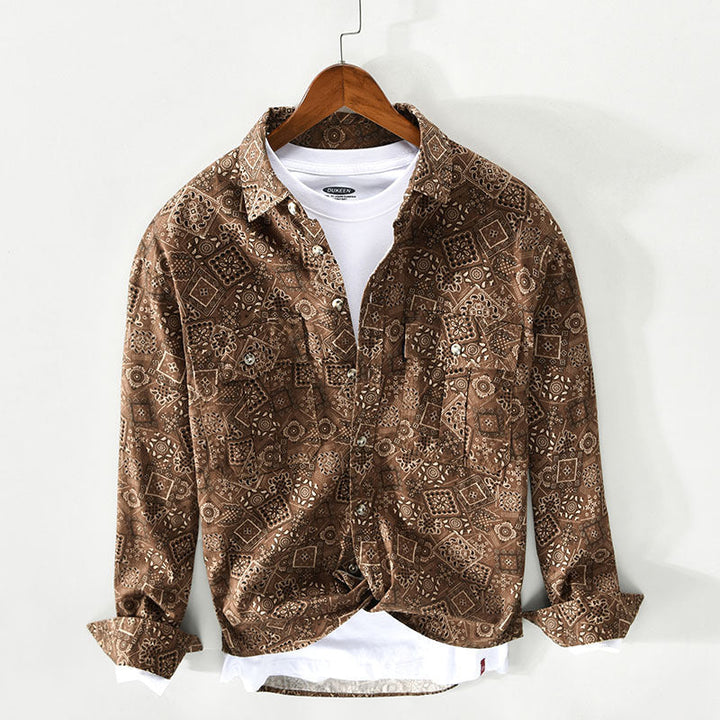 Todd - Vintage Paisley Button-Up Shirt
