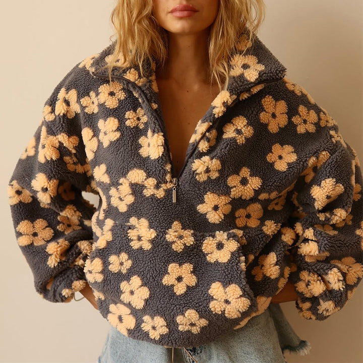 Alison | Floral Print Cozy Pullover