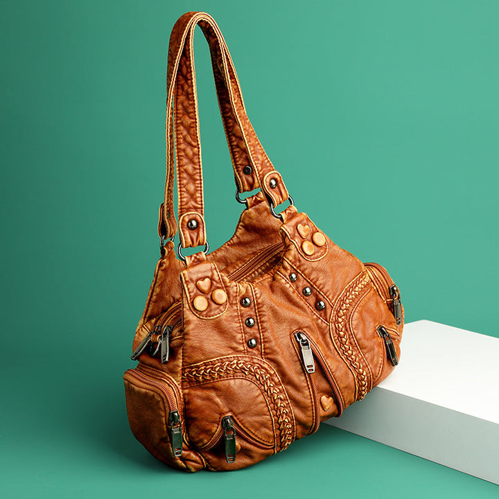 Alice | Boho Shoulder Bag with Stud Details